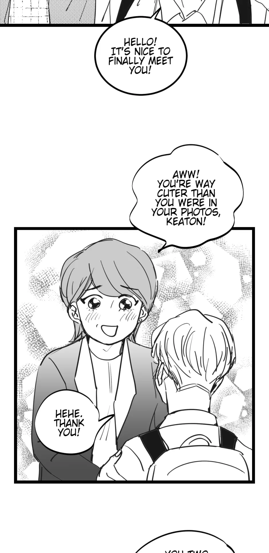 Two Sizes, too small - Side Story: Honeymoon! Pt.1 manhwa