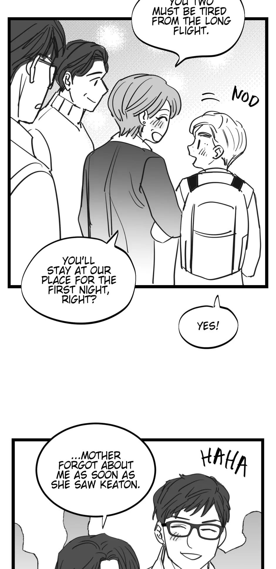 Two Sizes, too small - Side Story: Honeymoon! Pt.1 manhwa