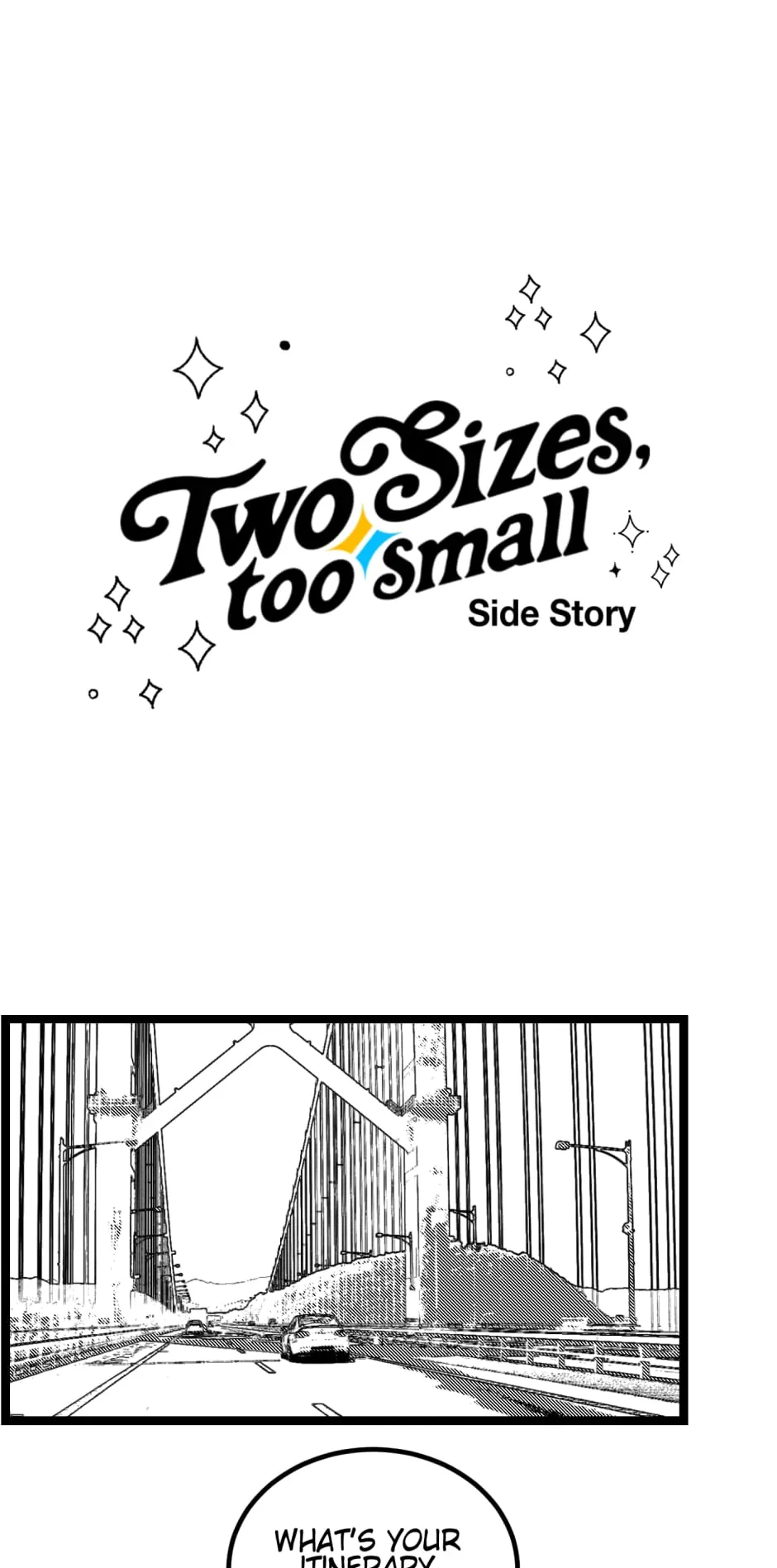 Two Sizes, too small - Side Story: Honeymoon! Pt.2 manhwa