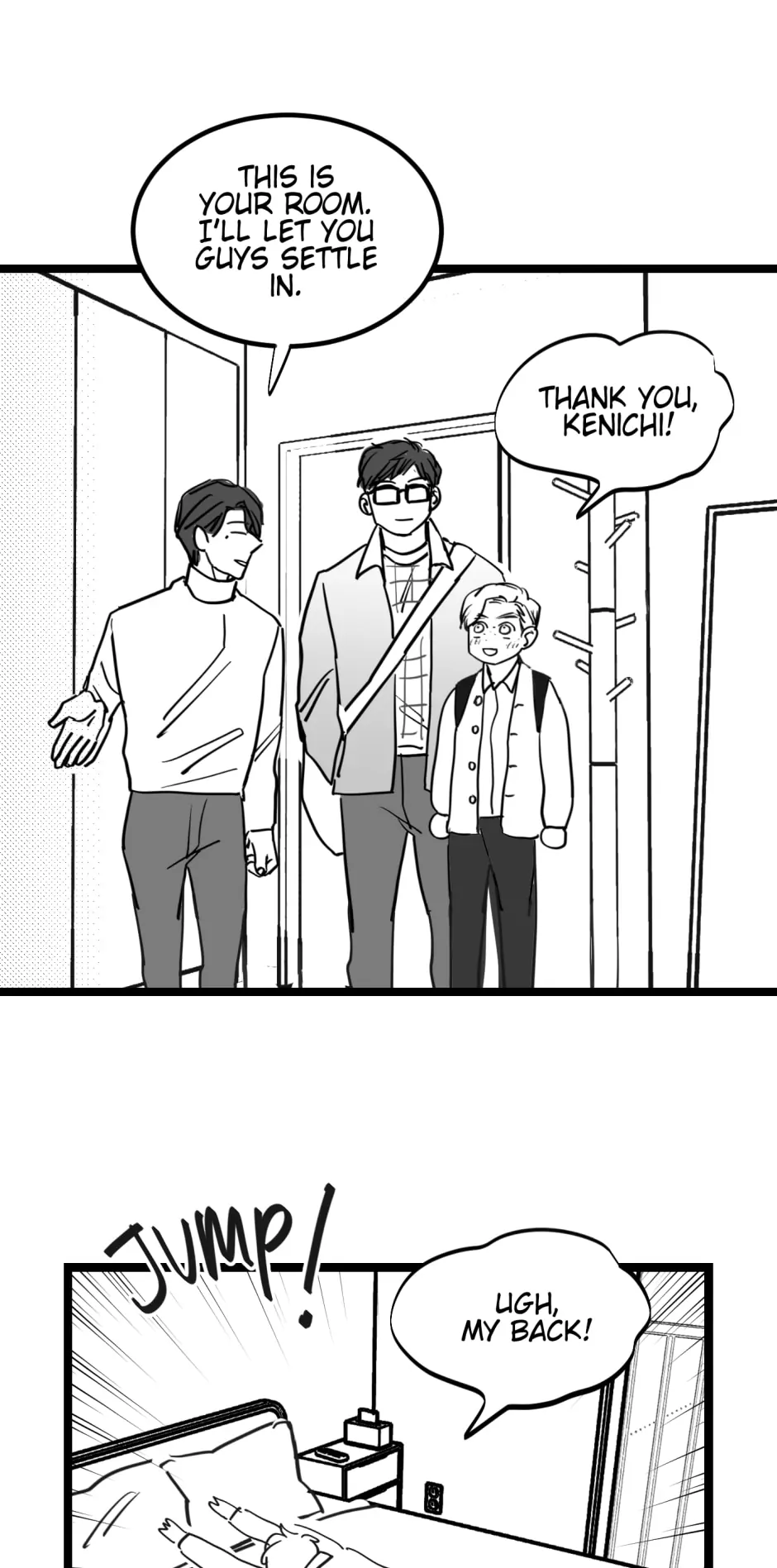 Two Sizes, too small - Side Story: Honeymoon! Pt.2 manhwa