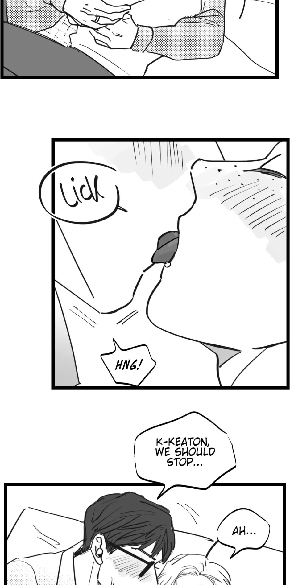 Two Sizes, too small - Side Story: Honeymoon! Pt.2 manhwa