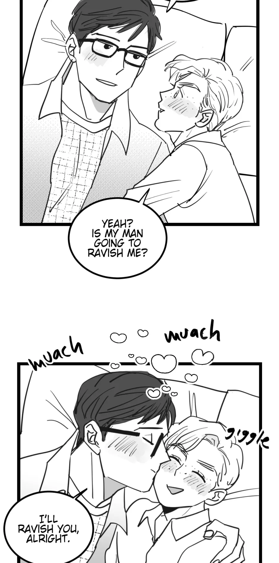 Two Sizes, too small - Side Story: Honeymoon! Pt.2 manhwa