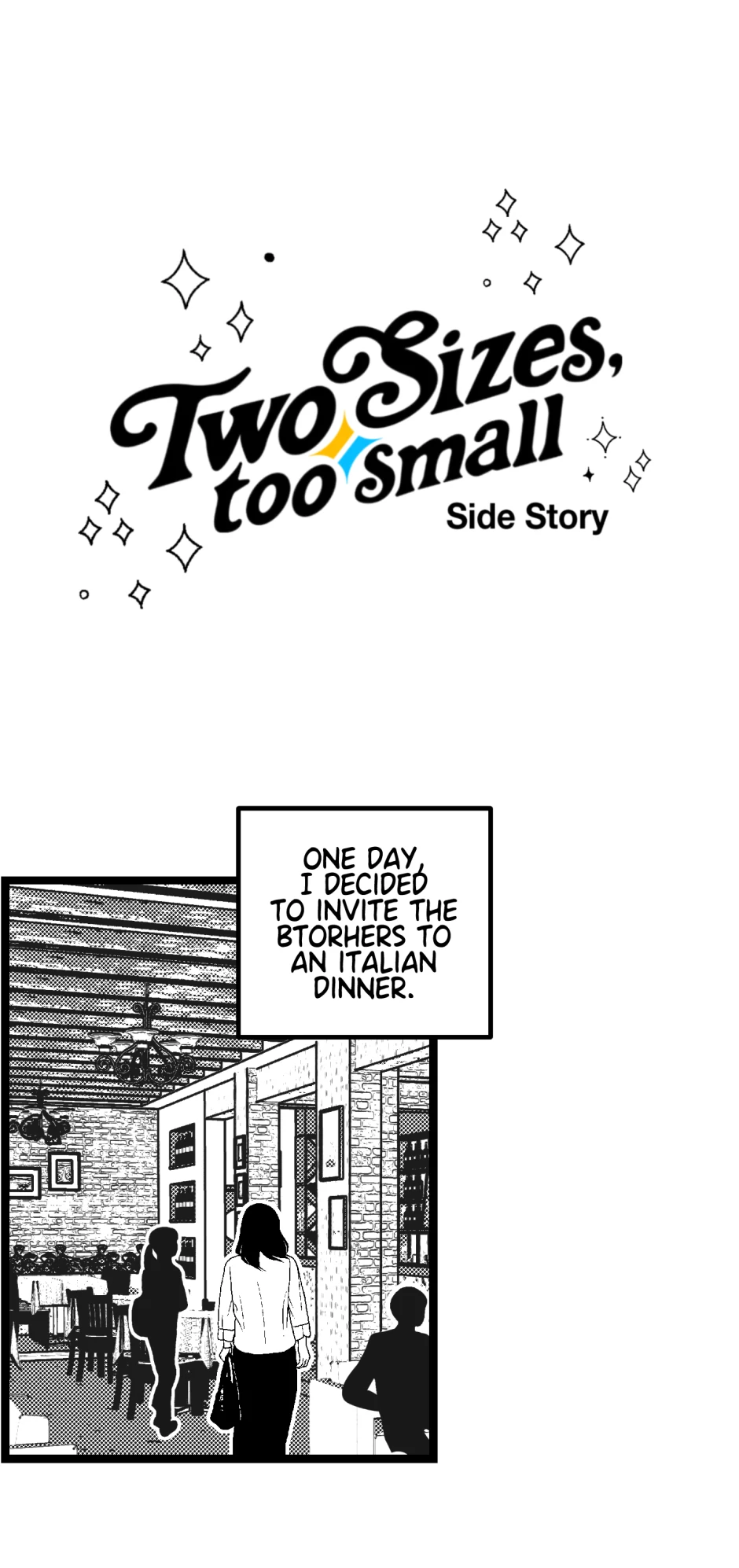 Two Sizes, too small - Side Story: Luca's 01 manhwa