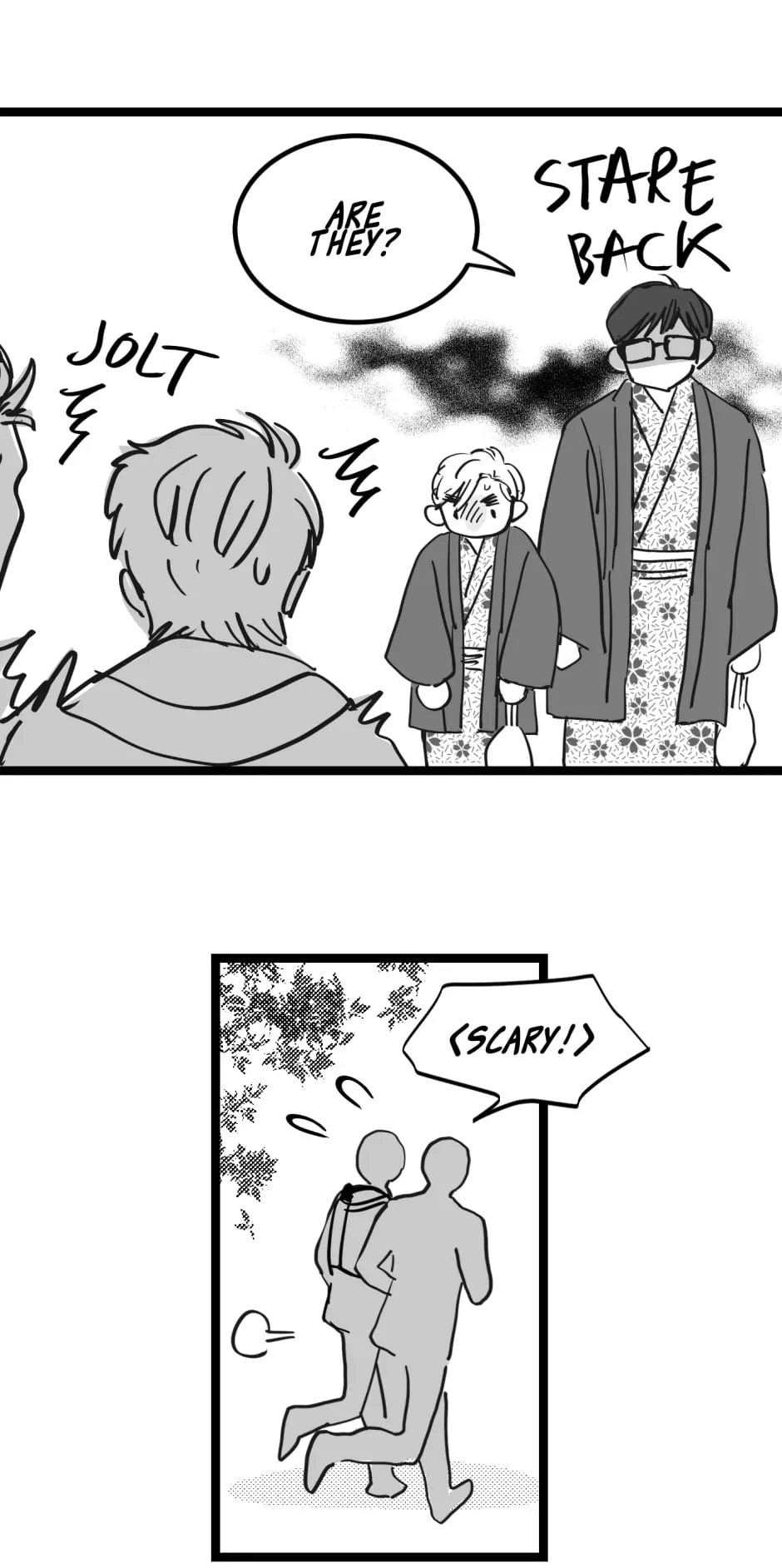 Two Sizes, too small - Side Story: Onsen-01 manhwa