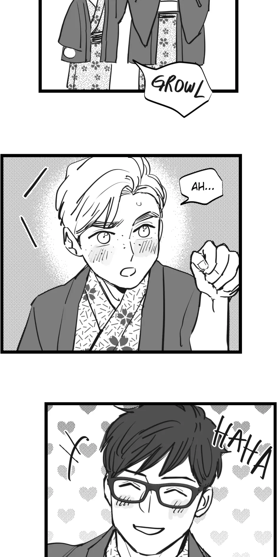 Two Sizes, too small - Side Story: Onsen-01 manhwa