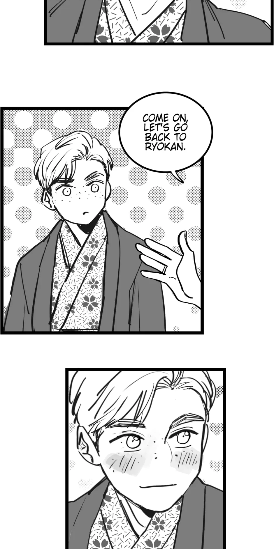Two Sizes, too small - Side Story: Onsen-01 manhwa