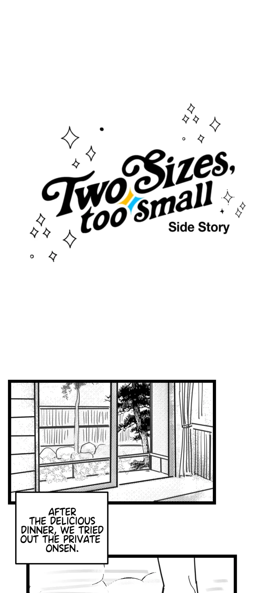 Two Sizes, too small - Side Story: Onsen-02 manhwa