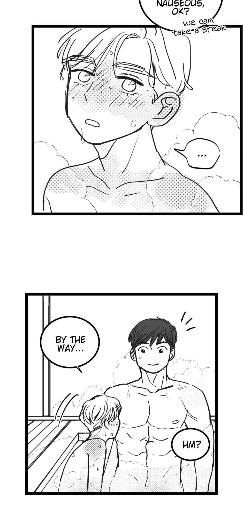 Two Sizes, too small - Side Story: Onsen-02 manhwa