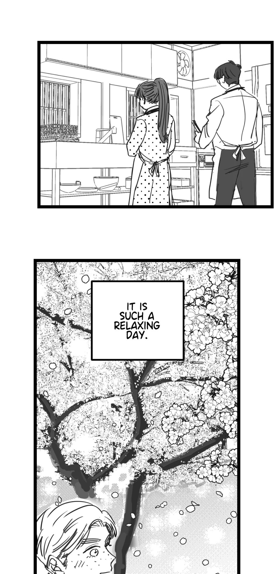 Two Sizes, too small - Side Story: Relaxing 01 manhwa