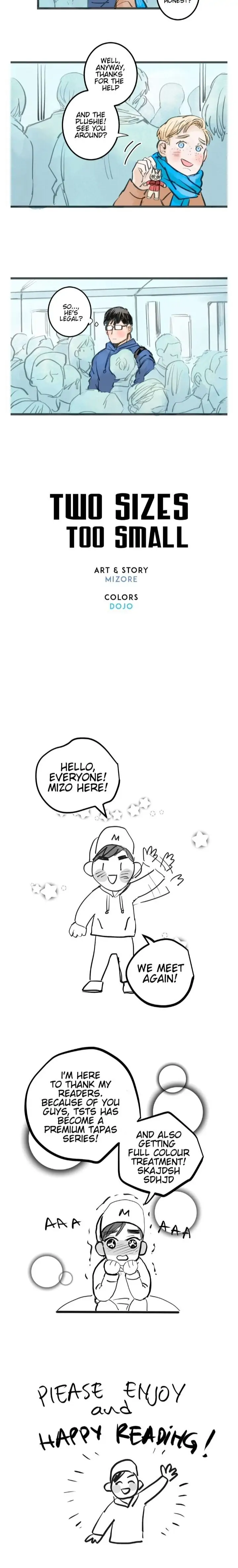 Two Sizes, too small - Volume 0 Chapter 1 manhwa