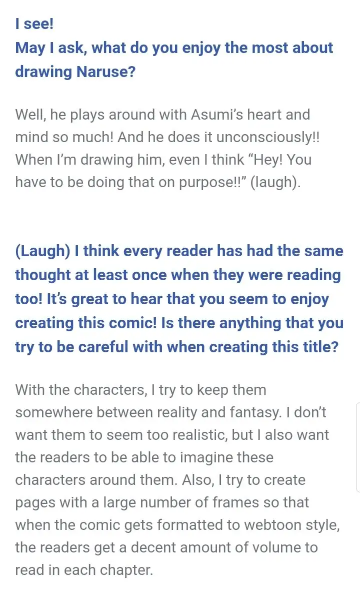Papa Datte, Shitai - Coolmic News: Artist Interview: Serina Seo manhwa