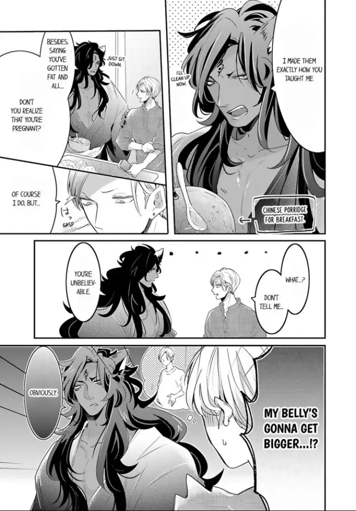 Kemono to Ore no Kodzukuri Chakushou Nikki ~Mukashi Tasuketa Kemono ni Ongaeshi de Tanetsuke Saremashita~ - Chapter 21 manhwa