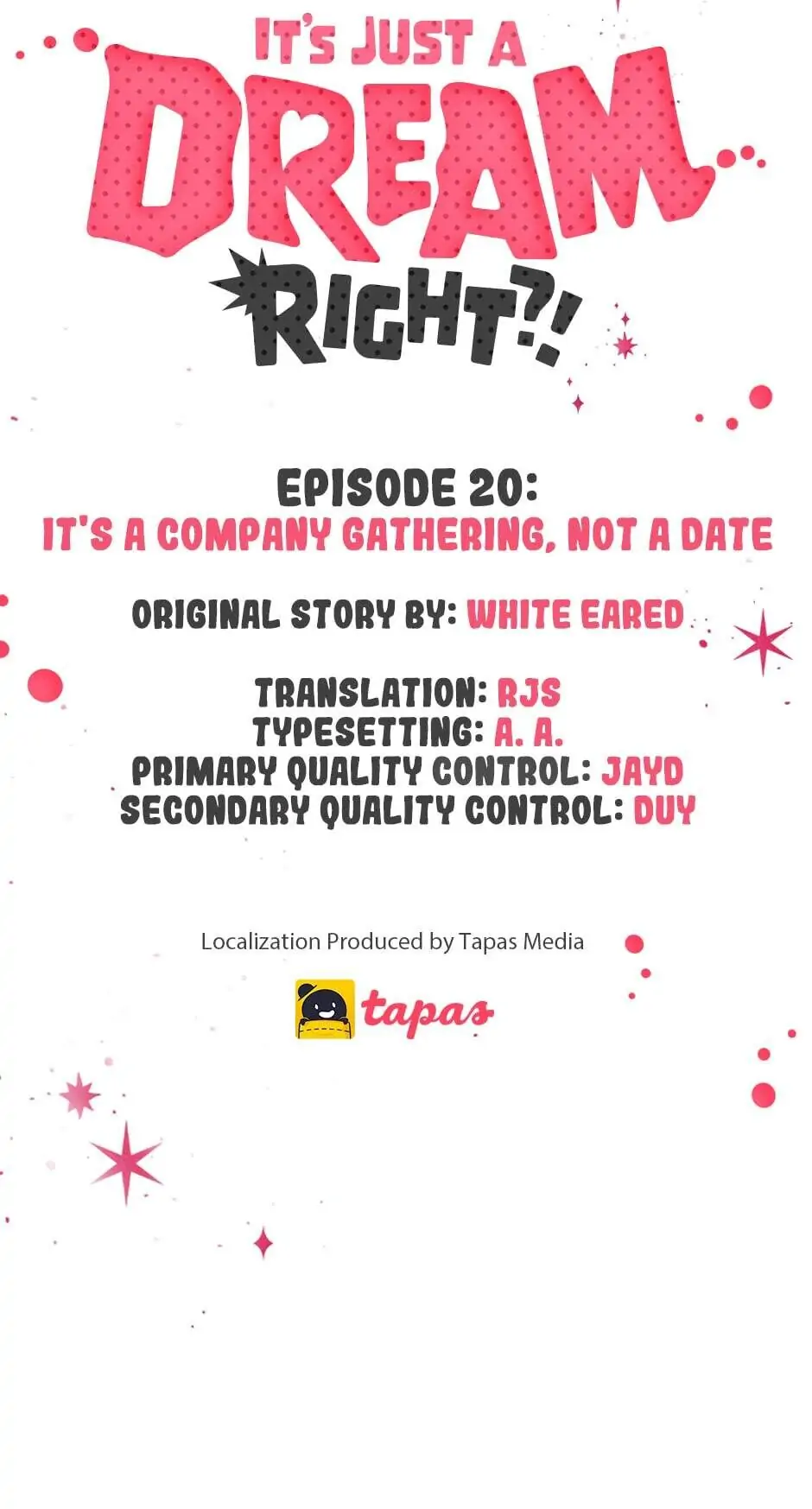 It’s Just a Dream…Right?! - Chapter 20 manhwa