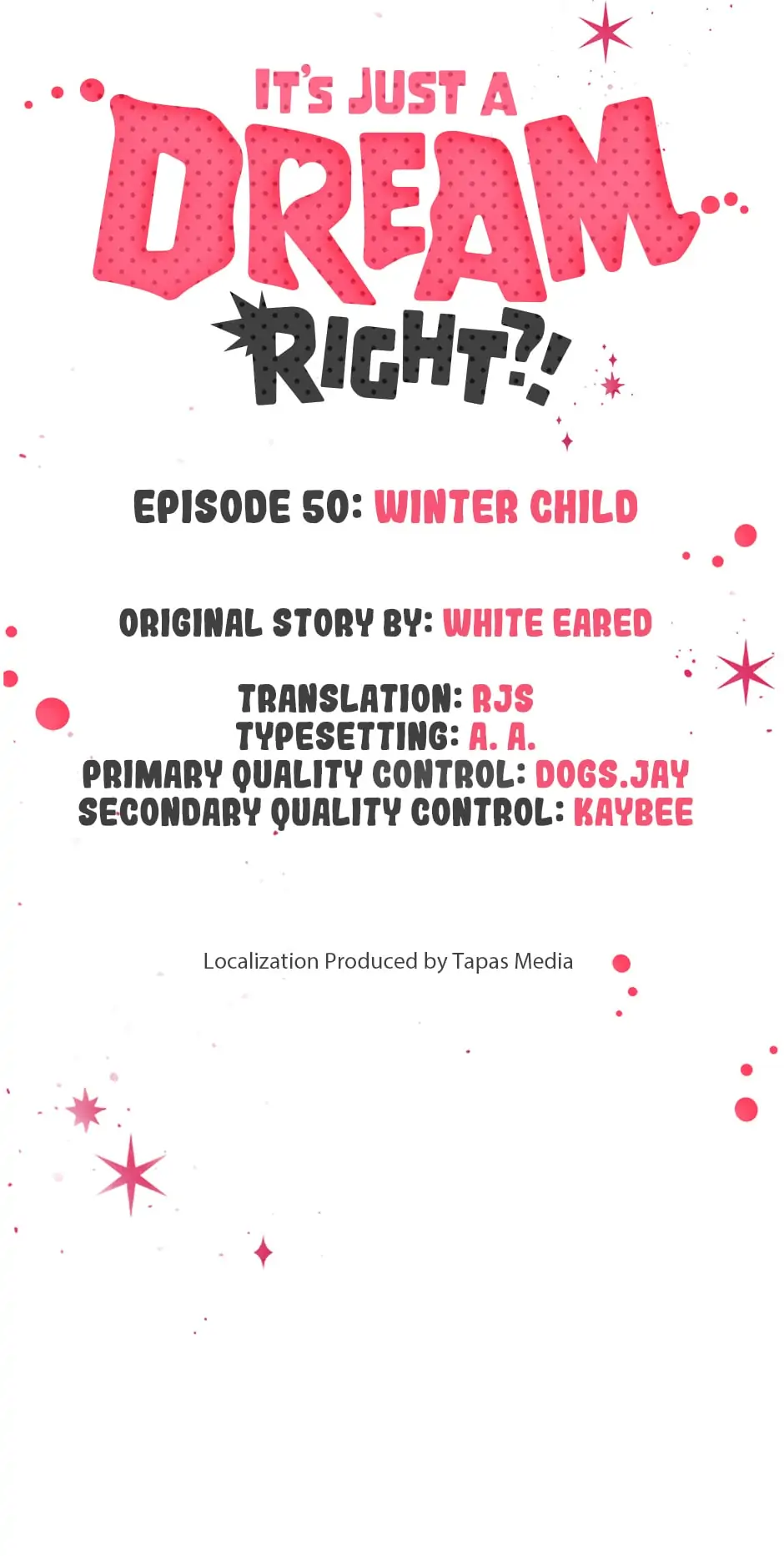 It’s Just a Dream…Right?! - Chapter 50 : Winter Child 〖Season 2 Finale〗 manhwa