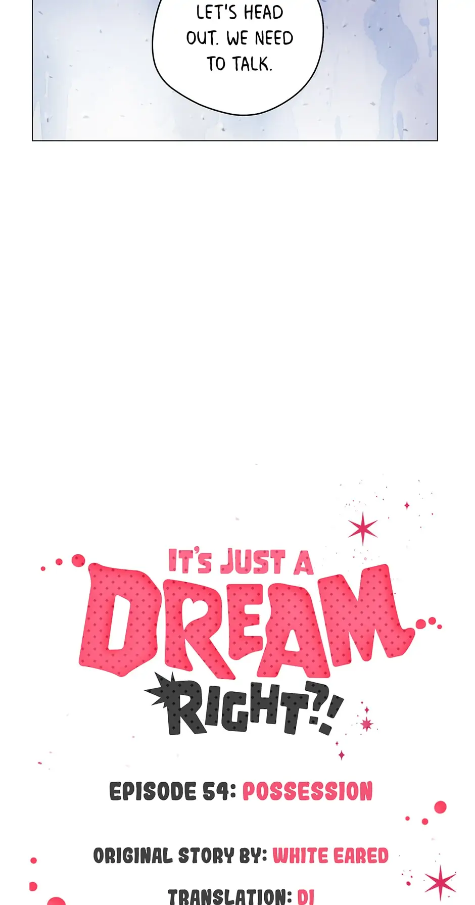 It’s Just a Dream…Right?! - Chapter 54 manhwa