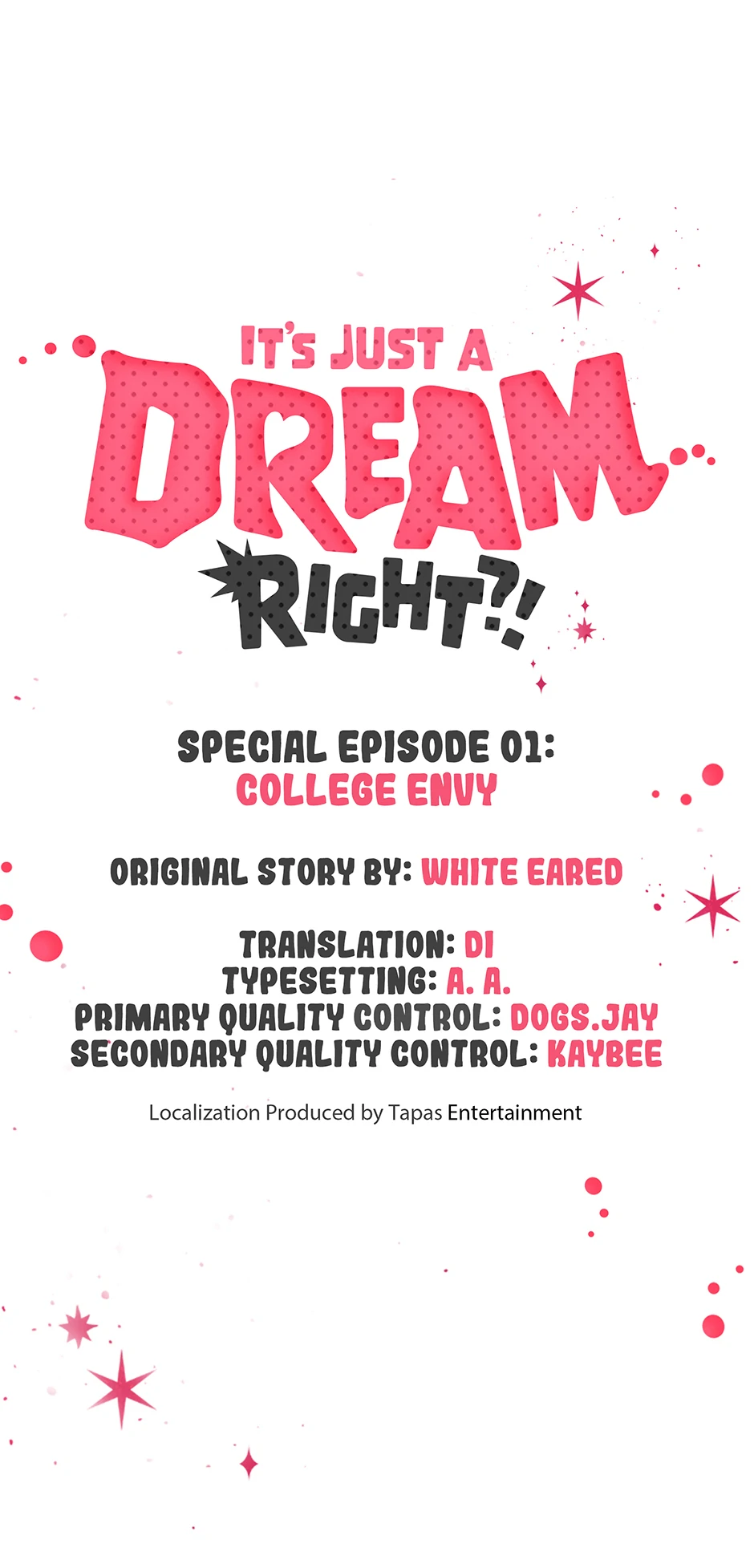 It’s Just a Dream…Right?! - Special Episode 1 manhwa