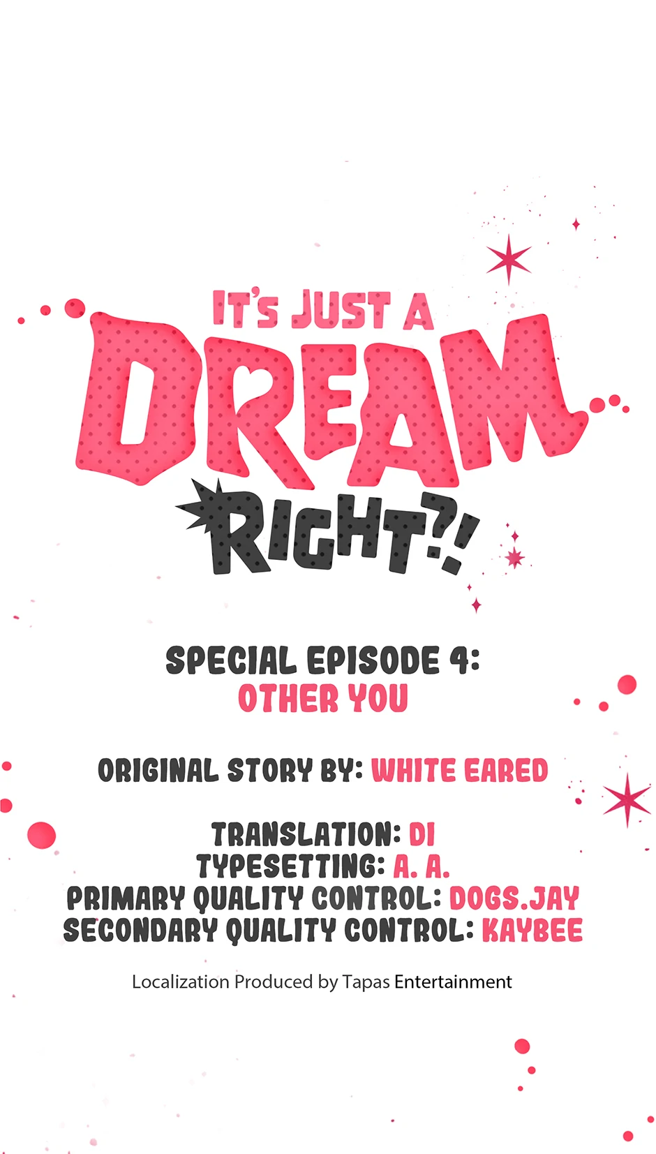 It’s Just a Dream…Right?! - Special Episode 4 manhwa