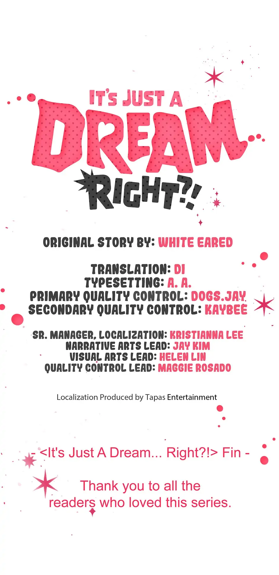 It’s Just a Dream…Right?! - 〖The End〗 manhwa