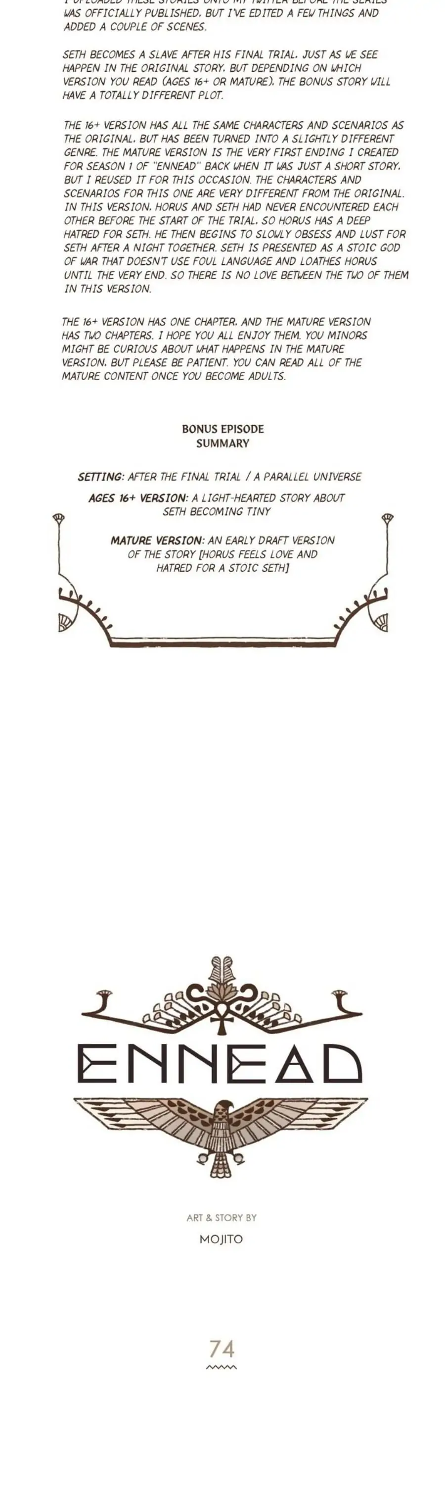 ENNEAD [Mature] - Season 1 Finale manhwa