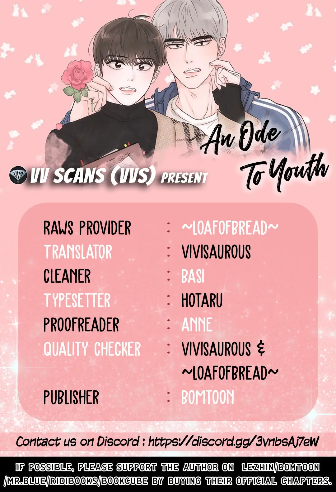 An Ode To Youth - Chapter 10 manhwa