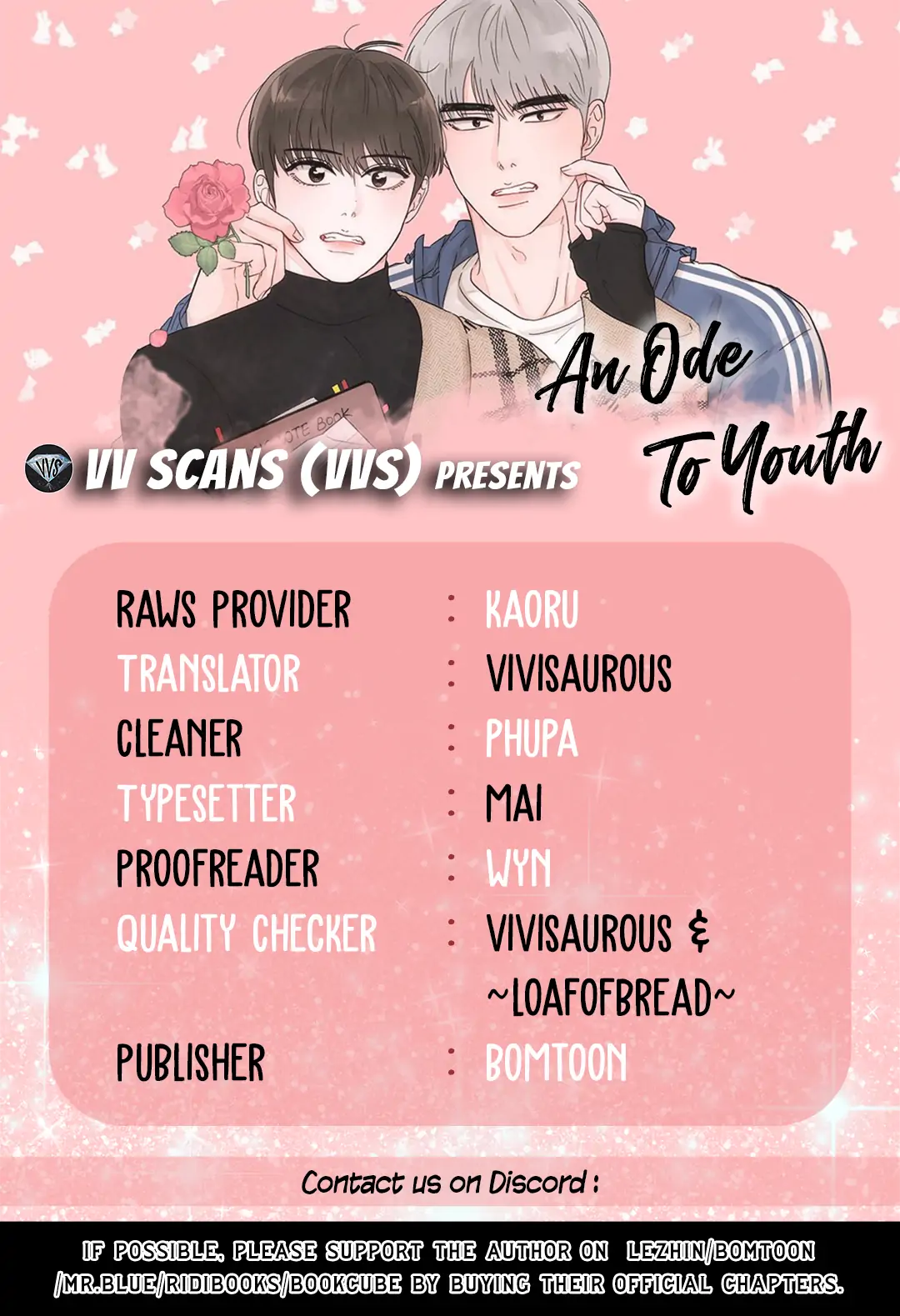 An Ode To Youth - Chapter 13 manhwa