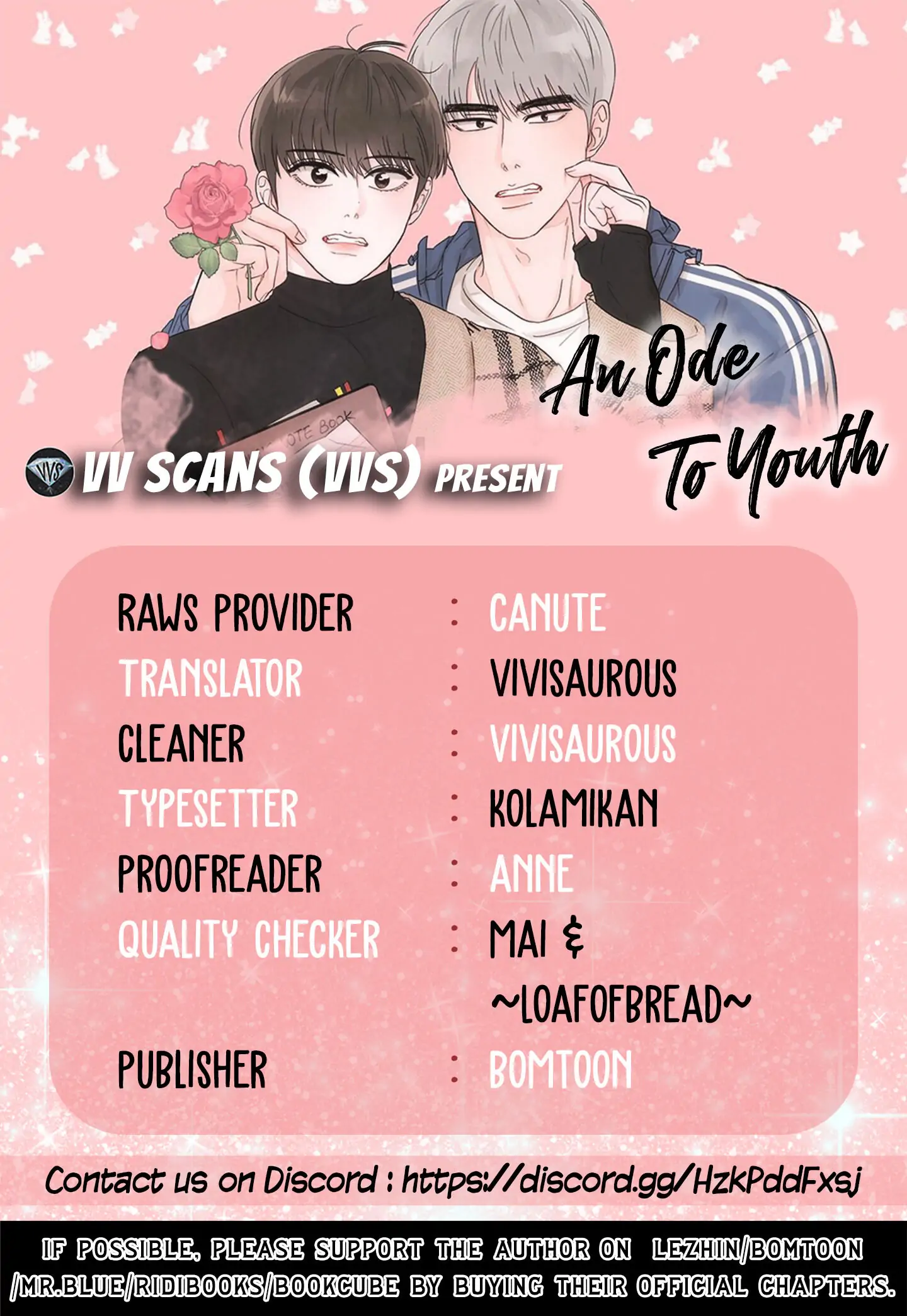 An Ode To Youth - Chapter 2 manhwa