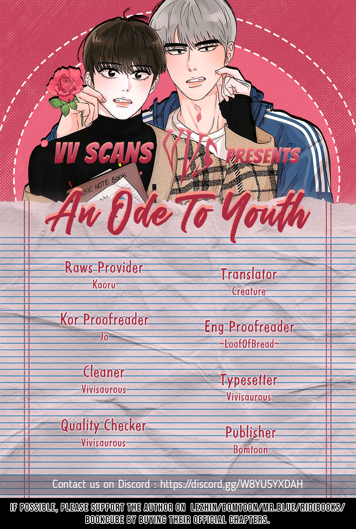 An Ode To Youth - Chapter 32 manhwa