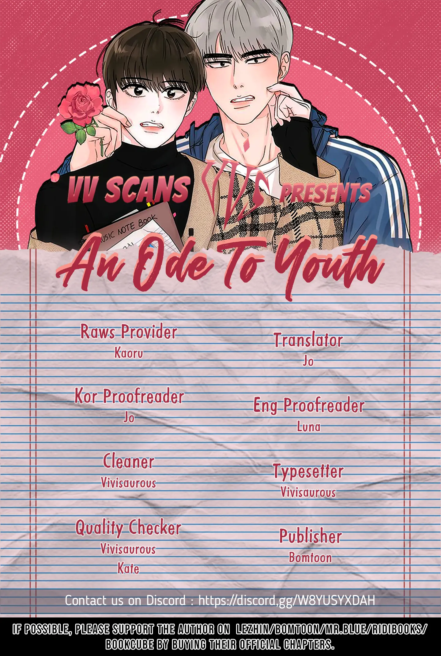 An Ode To Youth - Chapter 35.5 manhwa