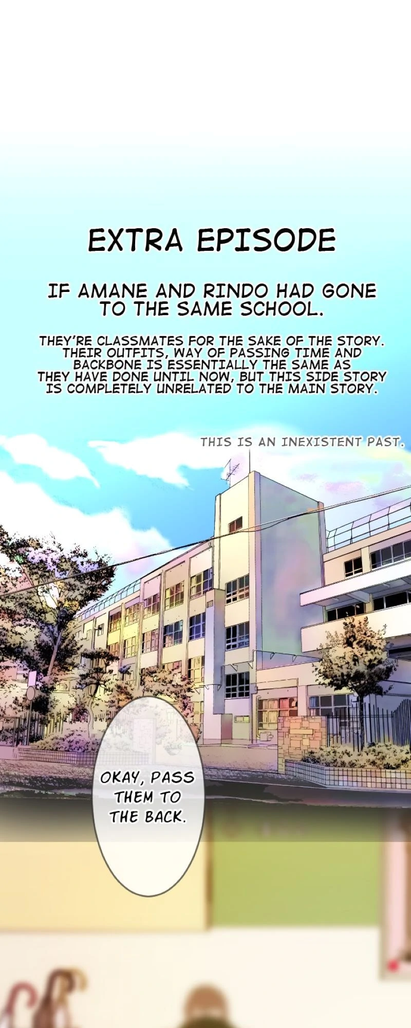 My Perverted Stalker [R18] - EXTRA EPISODE: IF AMANE AND RINDO HAD GONE TO THE SAME SCHOOL #1 manhwa