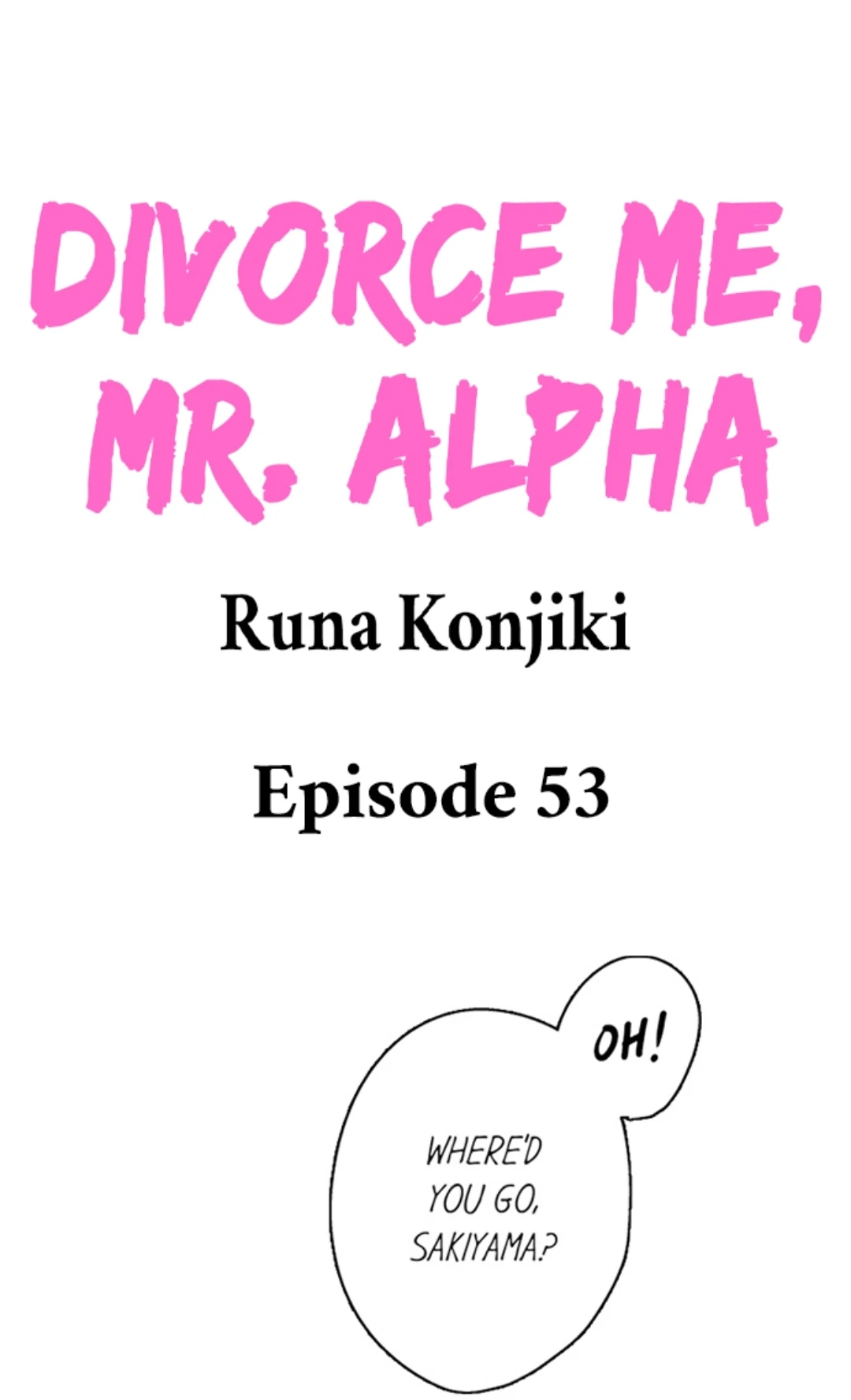 Rikon Shiyagare, α-sama - Chapter 51 manhwa