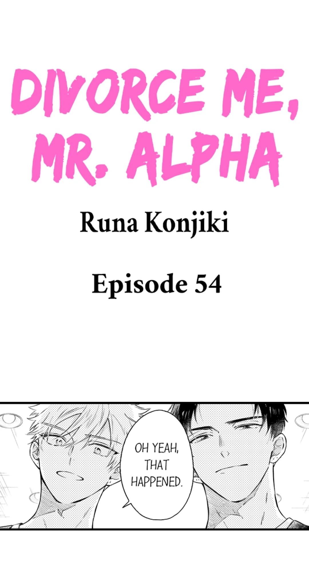 Rikon Shiyagare, α-sama - Chapter 52 manhwa