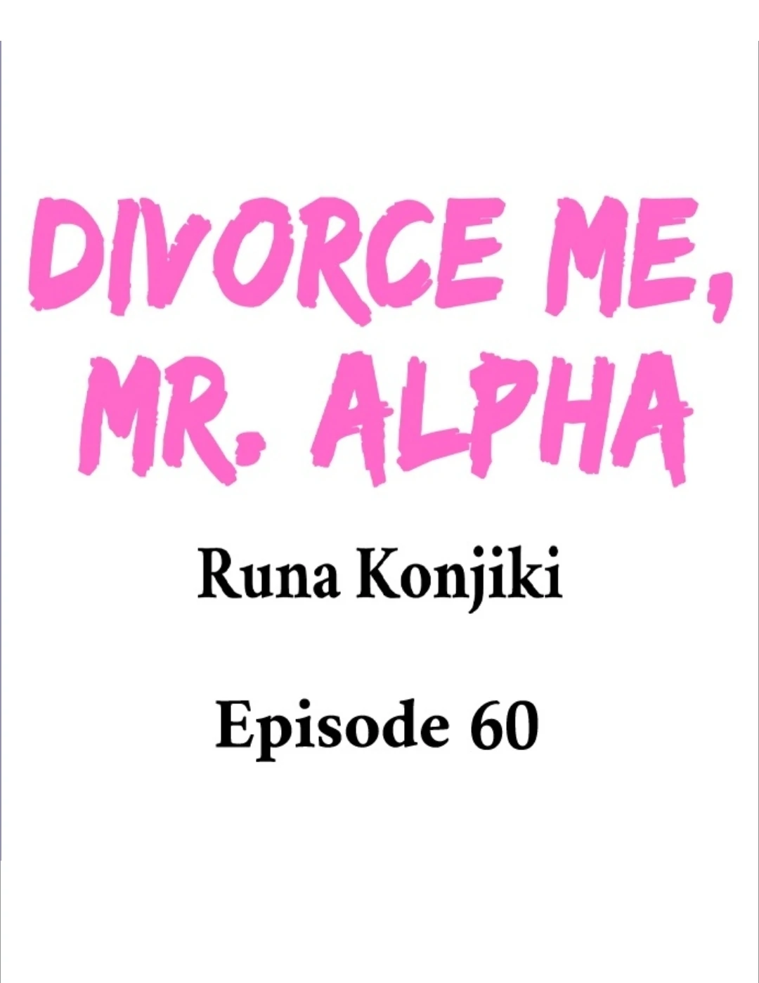 Rikon Shiyagare, α-sama - Chapter 58 manhwa