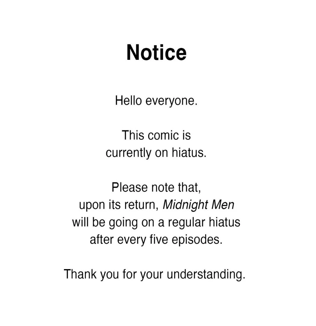 Midnight Men - Schedule Change manhwa