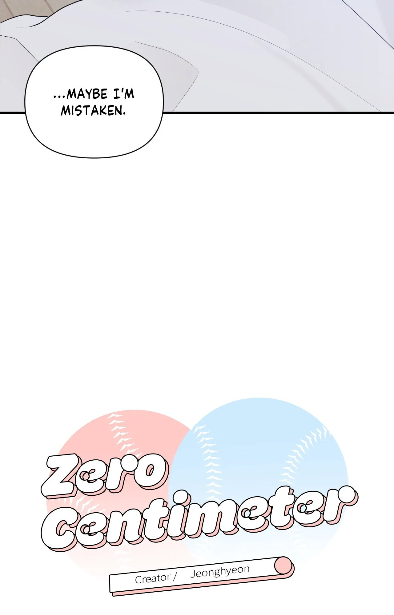 Zero Centimeter (Official) - Chapter 18 manhwa