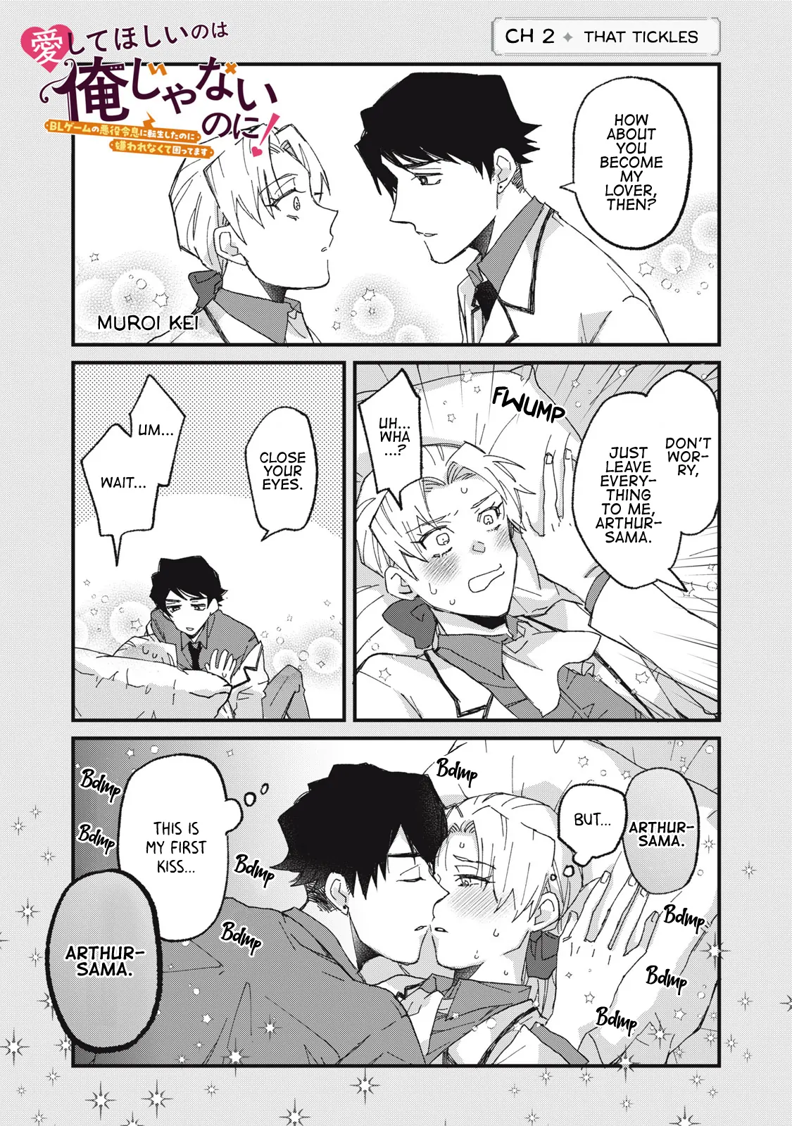 Aishite hoshi no wa ore janai no ni! BL game no akuyaku reisoku ni tensei shita no ni kirawarenakute komattemasu~ - Chapter 2 manhwa