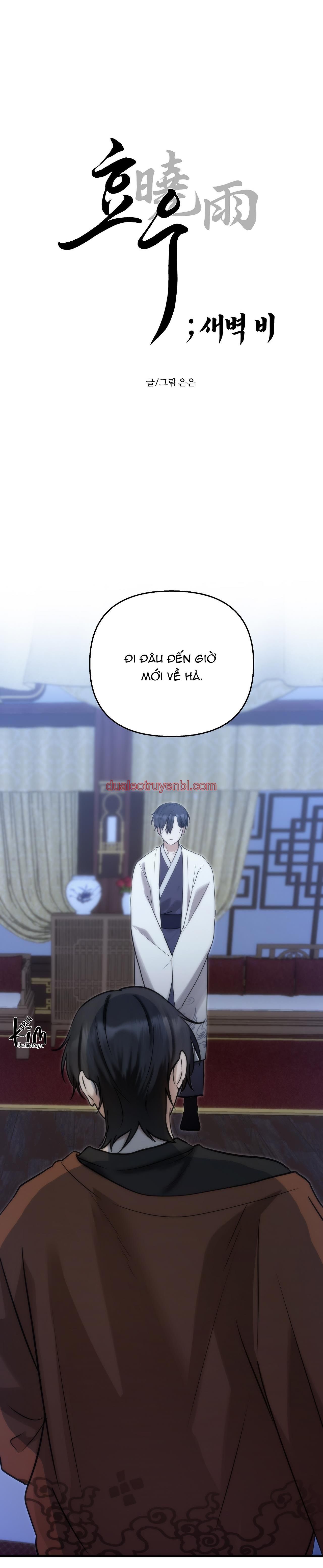 BL CỔ TRANG-ÂU CỔ NGẮN NHÀ KIM - Chapter 37.5 bình minh 5 manhwa