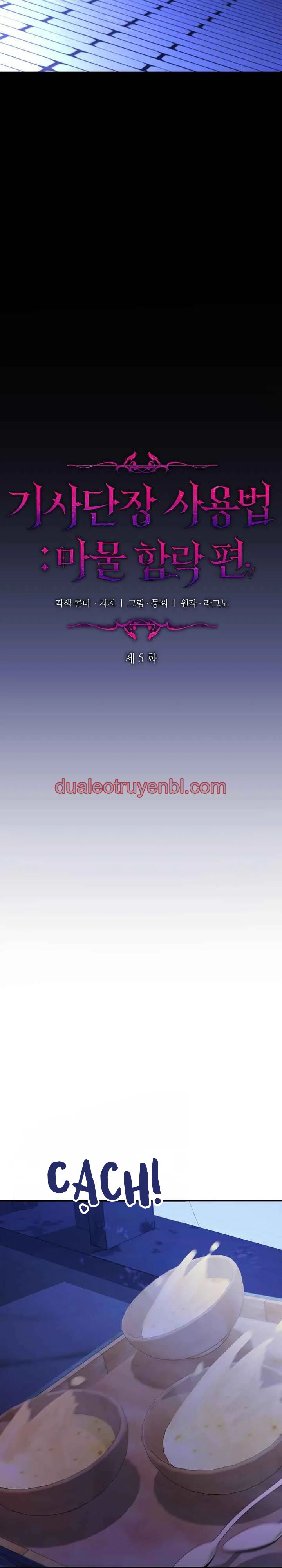 Cách sử dụng Đoàn trưởng Hiệp sĩ: Chương Chinh phạt Ma vật - Chapter 5 manhwa