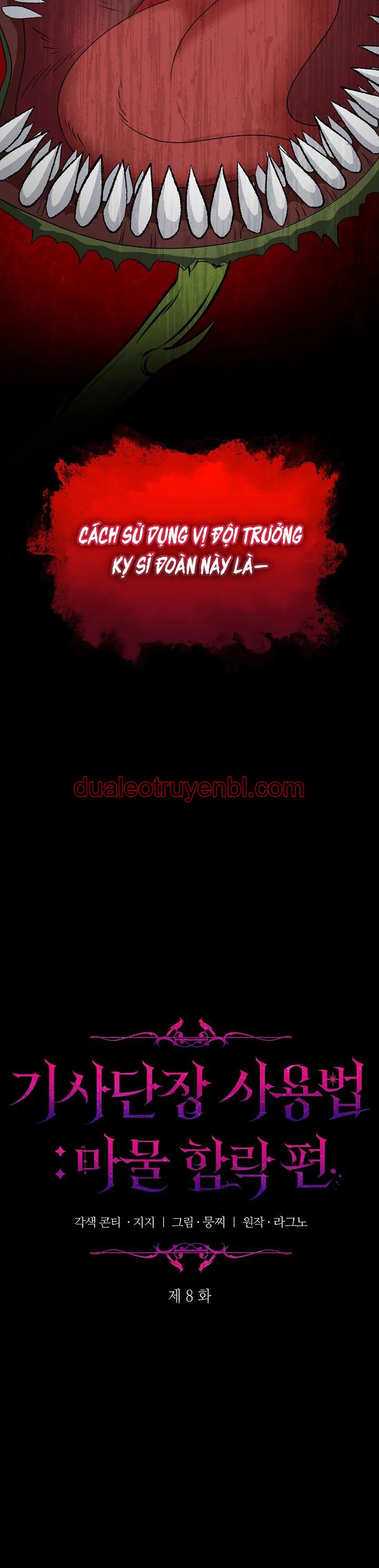 Cách sử dụng Đoàn trưởng Hiệp sĩ: Chương Chinh phạt Ma vật - Chapter 8 H manhwa