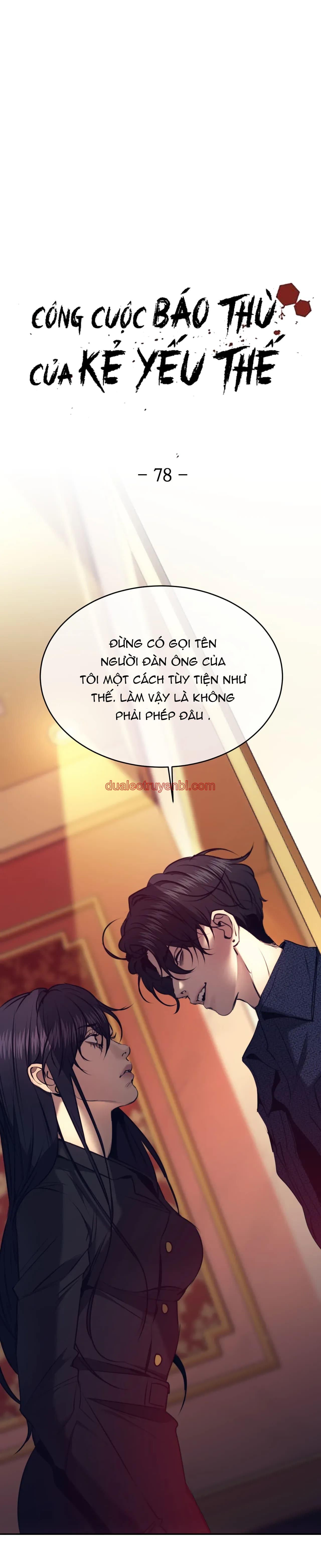 Công Cuộc Báo Thù Của Kẻ Yếu Thế - Chapter 78 manhwa