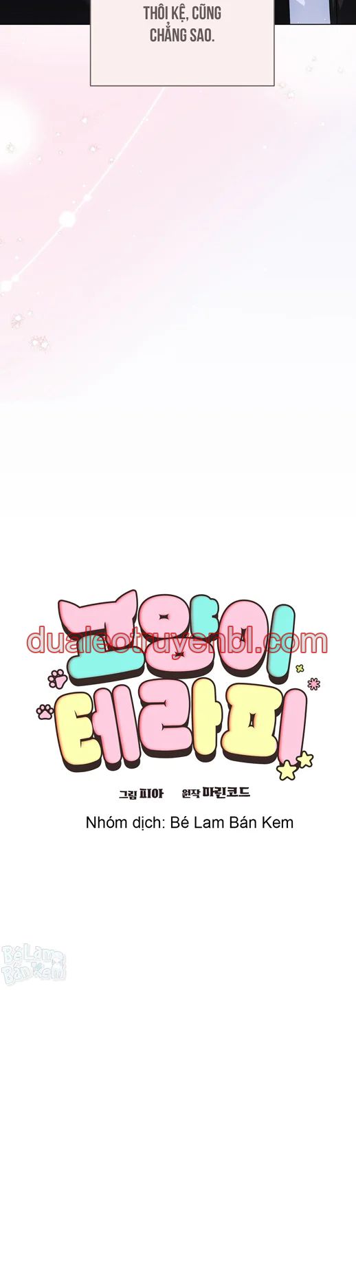 LIỆU PHÁP TRỊ LIỆU MÈO - Chapter 13 manhwa