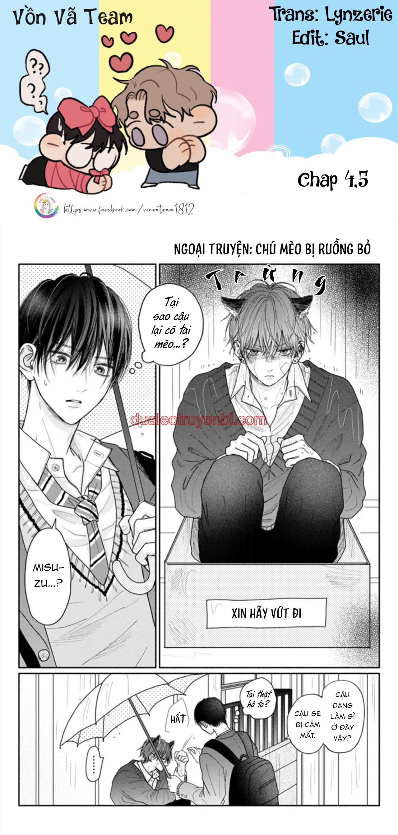 Tình Yêu Không Thể Giấu - Chapter 4.5 manhwa
