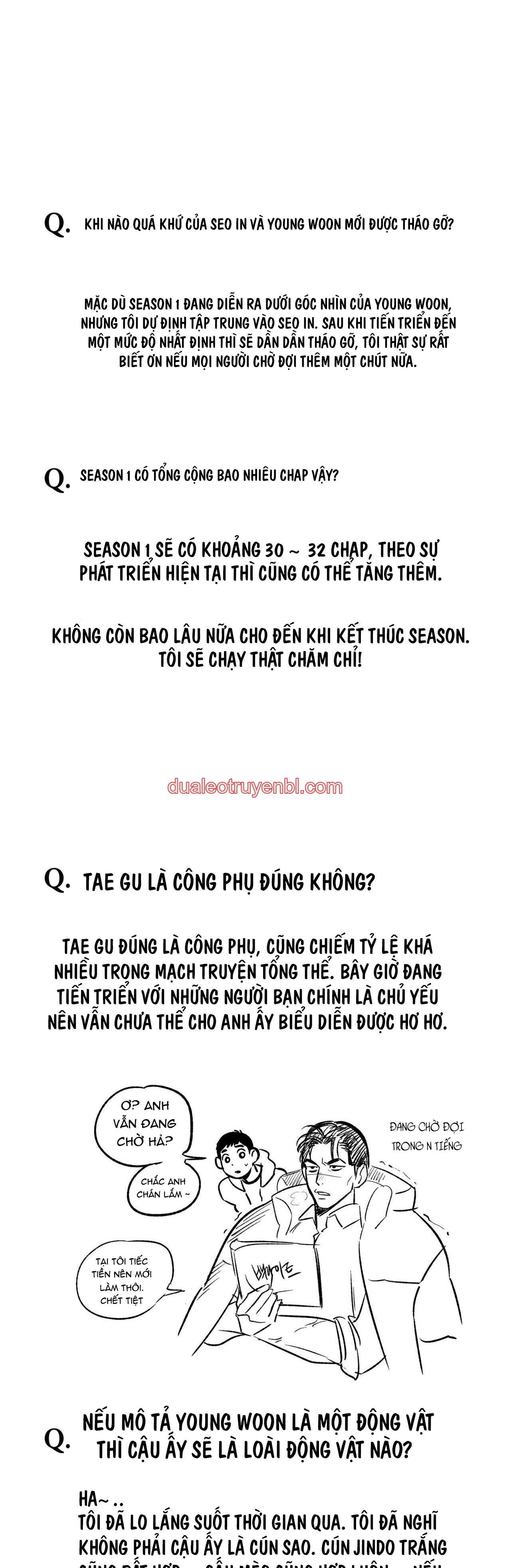 ĐÈN NỀN - Chapter 21.1 THÔNG BÁO HOÃN manhwa