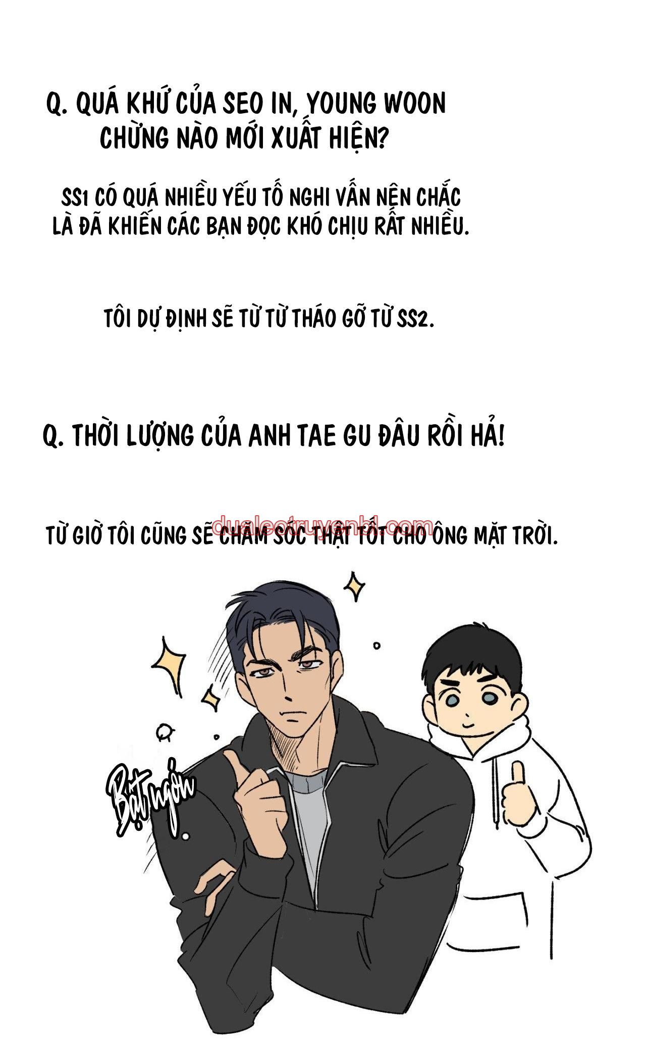 ĐÈN NỀN - Chapter 32.1  hậu kì manhwa