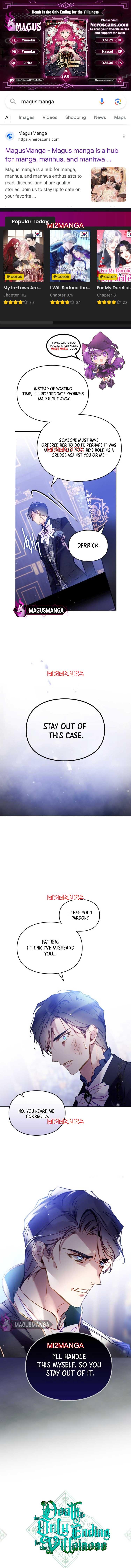 Death Is The Only Ending For The Villainess - Chapter 159 manhwa
