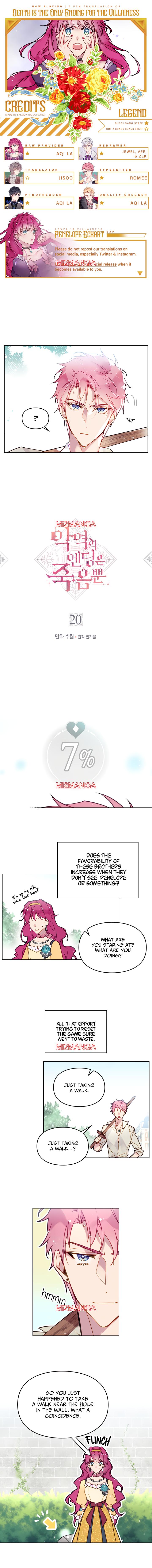 Death Is The Only Ending For The Villainess - Chapter 20 manhwa