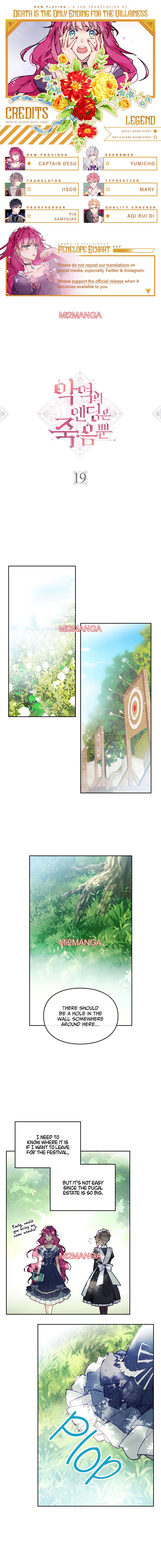 Death Is The Only Ending For The Villainess - Chapter 19 manhwa