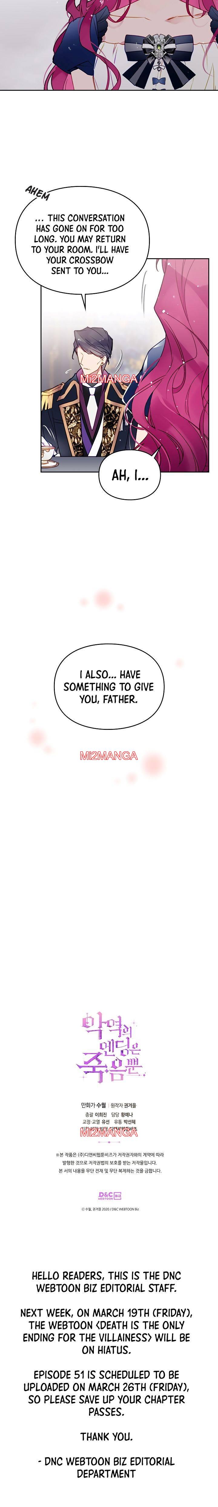 Death Is The Only Ending For The Villainess - Chapter 50 3 manhwa