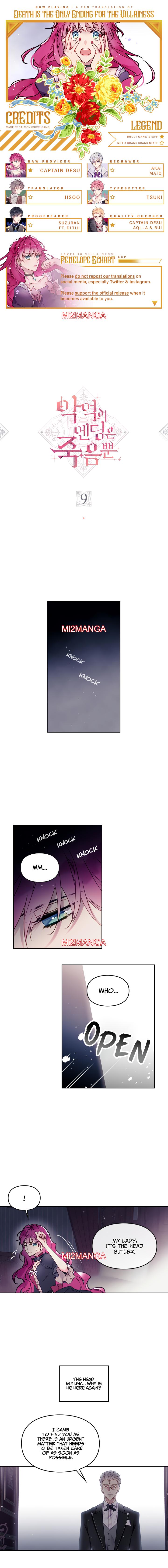 Death Is The Only Ending For The Villainess - Chapter 9 manhwa