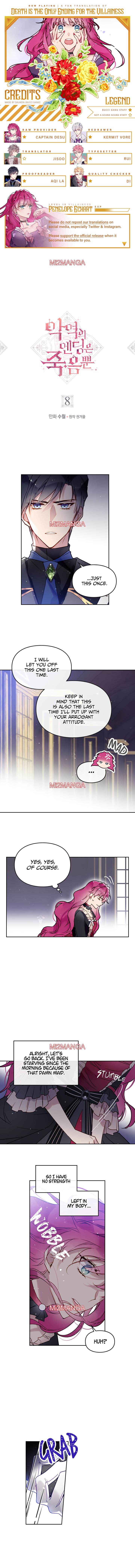 Death Is The Only Ending For The Villainess - Chapter 8 manhwa