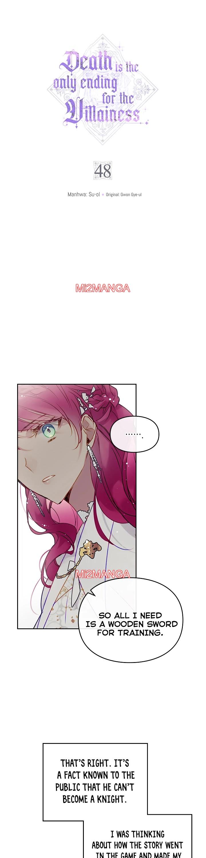 Death Is The Only Ending For The Villainess - Chapter 48 manhwa